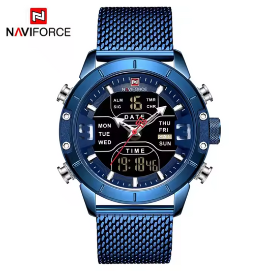 NAVIFORCE NF9153S Reloj Deportivo Multifunción con Doble Pantalla