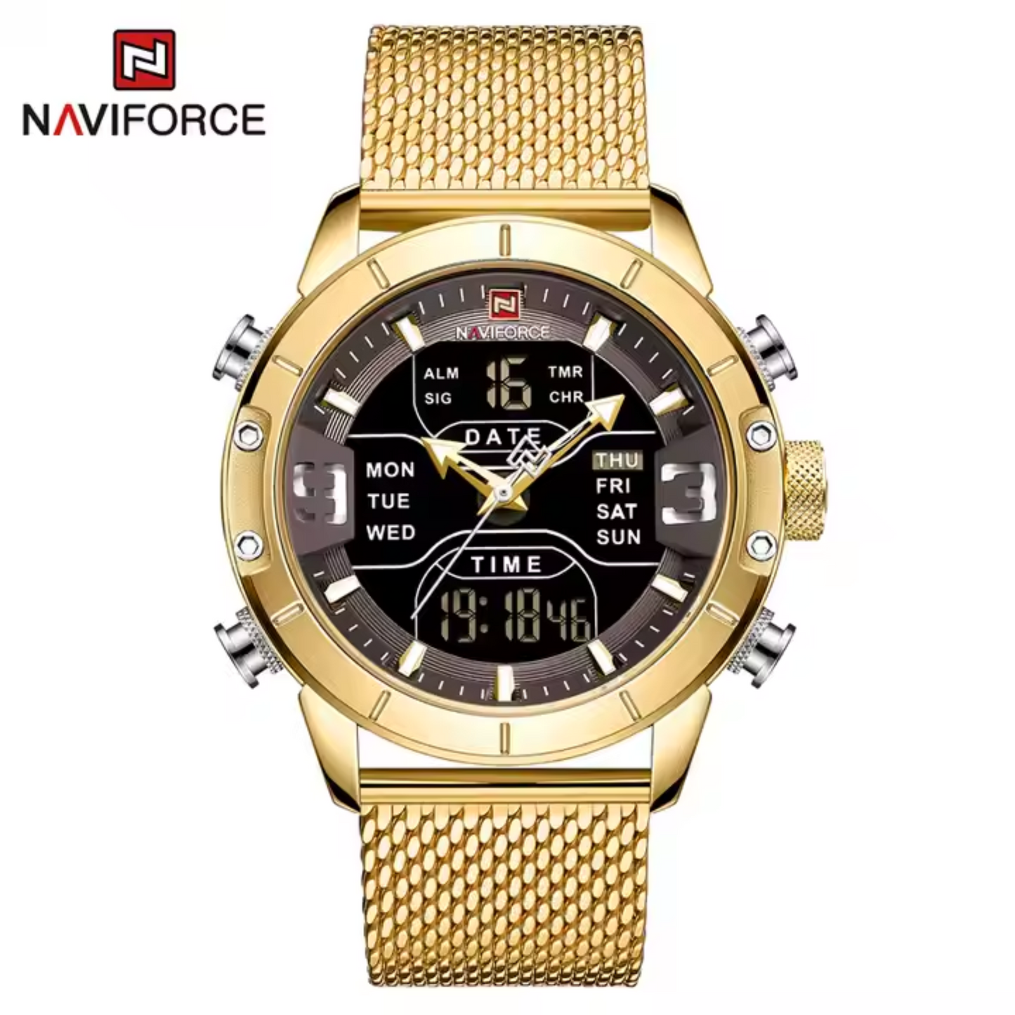 NAVIFORCE NF9153S Reloj Deportivo Multifunción con Doble Pantalla